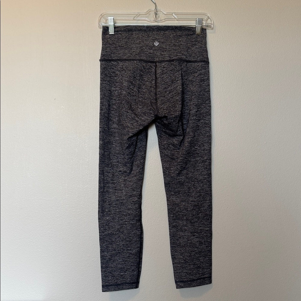 Lululemon Heather Gray Leggings - Picture 3 of 5